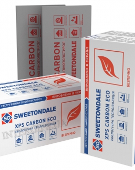 ЕКСТРУЗІЙНИЙ ПІНОПОЛІСТИРОЛ CARBON ECO 1200x600x2см (20шт/уп)