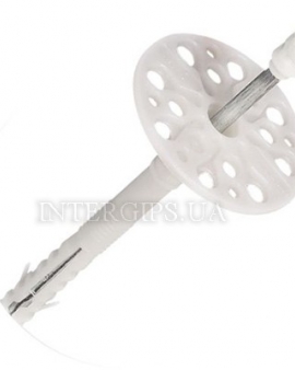 Дюбель для термоизоляции с металлическим стержнем и термозаглушкой К1-120/10