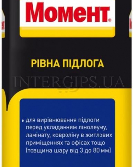 Момент Ровный Пол (25 кг) - Самовыравнивающийся раствор Ceresit 