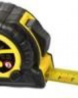 Рулетка, обрезиненный корпус, 2 функции, 5 м / 19 мм