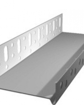 Профиль аллюминевый цокольный 103мм х 2,5м 0,5мм