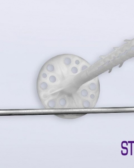 Дюбель10*160*90 STREZZAR метал.гвоздем з термозаглушкой.(фас.50шт.)