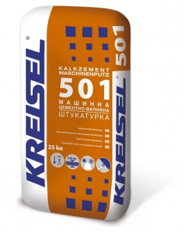 Крайзель 501 Maschinen Putz (25 кг) - Машинная известково-цементная штукатурка 