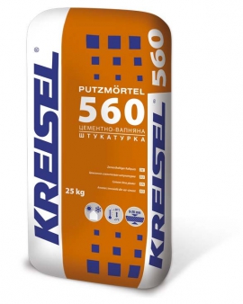 560 Штукатурная смесь 25 кг PUTZMORTEL Крайзель