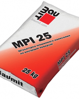МПИ 25 (25 кг) Известково-цементная машинная штукатурка BAUMIT