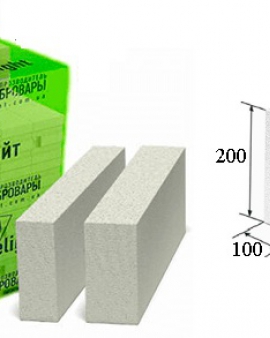 Газоблок D500 600x100x200 Стоунлайт