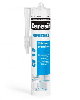 Герметик CS 15 Sanitary (белый) 280мл CERESIT