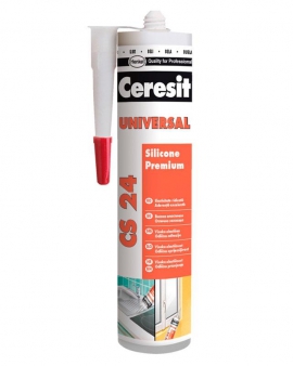 Герметик CS 24 Silikon Universal (белый) 280 мл Ceresit