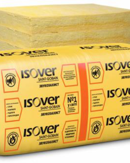Утеплитель Isover Звукозащита 100х610х1170мм (7,137 кв м/уп)