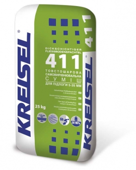 Кreisel 411(25кг) Самовыравнивающаяся  смесь (5-35мм) 