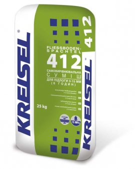 КREISEL 412 (25кг)3-15мм Самовиравнивающийся раствор для пола 