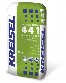 441 Цементна стяжка М-1525 кг (от10мм-60мм)