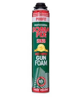 Пена монтажная SOMA FIX профессиональная 750мл (зима)