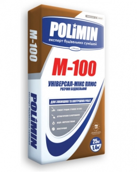 М-100 (25 кг) ПОЛИМИН Раствор строительный