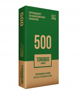 Цемент  ПЦ II/A-Ш-500  (25 кг)