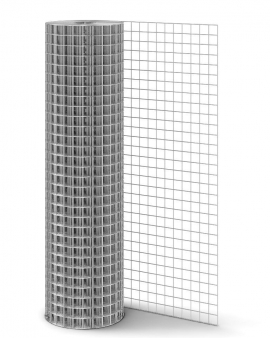 Сетка сварная штукатурная 12х12мм (0,63-0,65мм) оцинкованная 1х30м  