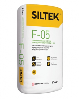 SILTEK F-05 Суміш самовирівнювальна для підлоги товщиною від 3 мм (25 кг)