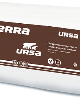 Минеральная вата Terra 50мм (15м2) URSA 1,2*12,5м