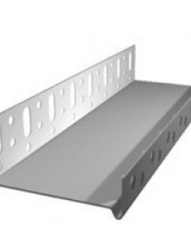 Профиль аллюминевый цокольный 53мм х 2,5м 0,5мм