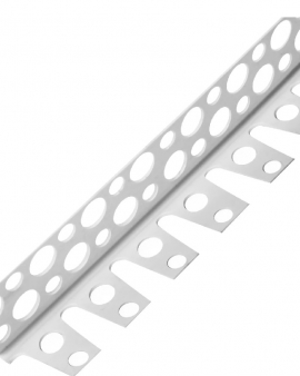 Уголок ПВХ перфорированный арочный 2,5 м 